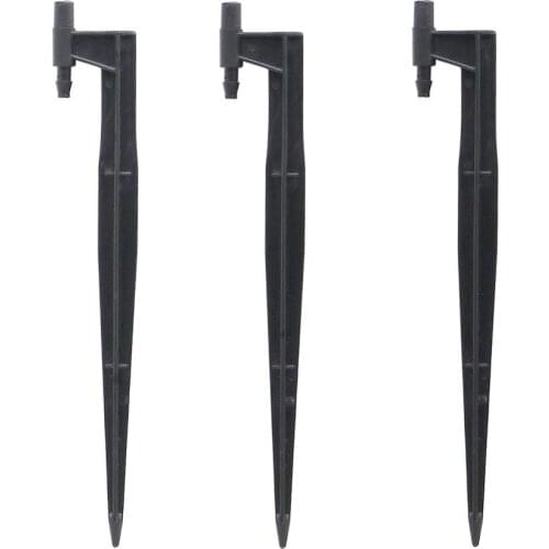 10Pcs 7.5mm Interface Nozzles Bracket Rod Garden Irrigation Nozzles Ground Insertion Support Holder Sprinkler Stand 19cm Length