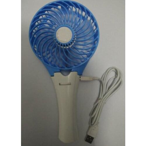 3 gears travel fan 3W USB foldable Charging emergency handy 4 inches mini fan with lithium battery 1500mAh watch show or match