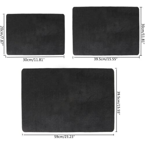 3 Sizes Black Professional Poker Card Deck Mat Magic Tricks Magician Props Coin Pad INY