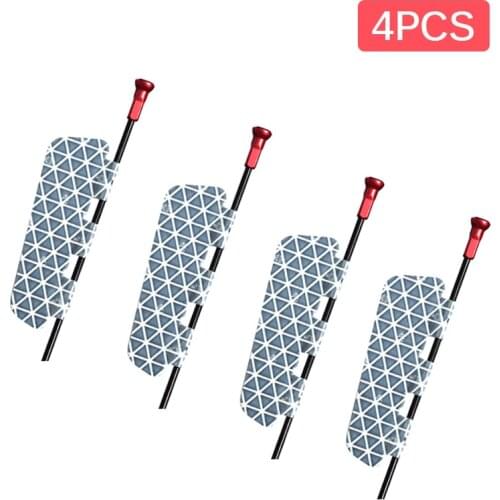 4 Pcs Bicycle Wheel Safety Spoke Reflector Bike Bicycle Reflector Reflective Mount Clip MTB Warning Reflector Reflective