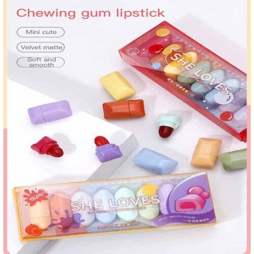 8 Colors/ Set Sheloves mini capsule Lipstick Matte Waterproof Lasting Lip gloss Makeup set Moisturizing Lip tint Cosmetics TSLM1