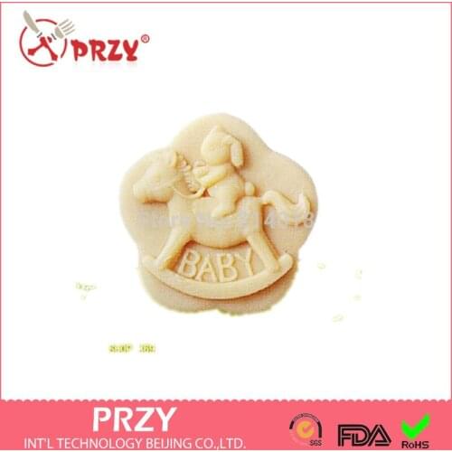Freeshipping Carousel Soap mold & fondant Cake decoration mold High-quality Handmade soap mold