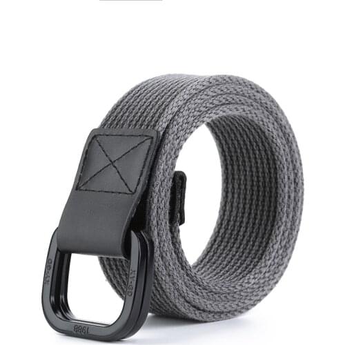 Men Designer Belt Trap Double-ring Buckle Male Casual Solid Knitted Jean Belts Dropshiping Unisex Canvas Belt