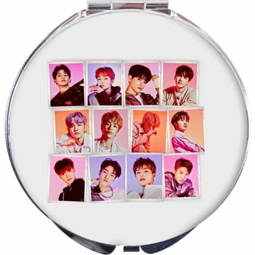 KPOP Treasure THE FIRST STEP : CHAPTER ONE Pocket Portable Folding Double-sided Mirror JAEHYUK ASAHI Fans Collection