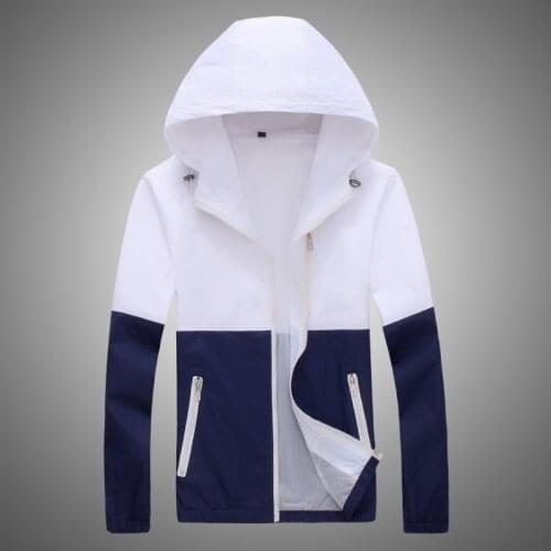 Jacket Women Windbreaker 2020 Autumn Womens Jacket Coat Hooded Female Jacket Fashion Men Ladies Thin Basic Jackets For Women