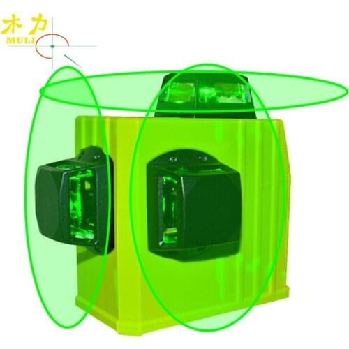 Muli Green Laser Level Meter 12 Linhas Verde 360 Degree Vertical Lines Super Powerful Cross With Oblique Line For Measurement