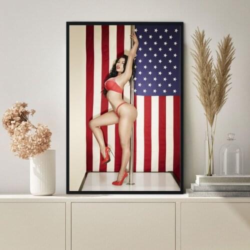 Nicki Minaj Poster Hip Hop Rapper Pop Music Star Album Canvas Print Art Wall Painting Home Decoration Gift