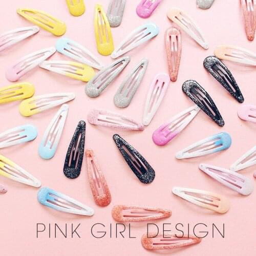 New Combination Heart Pet BB clip color word hairpin drip pink BB clip Dog hair accessories 50pcs