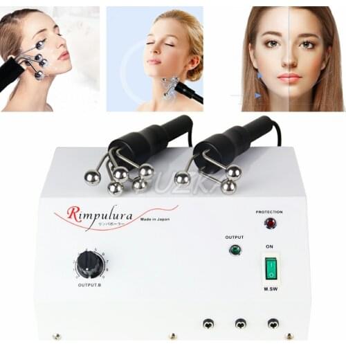 2021 New Japanese Facial Massage Roller Rf+EMS Microcurrent Face Lifting Anti Aging Wrinkle Removal Beauty Galvanic Massager