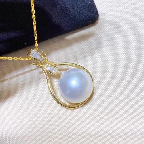 New Arrival DIY Mounts 925 Sterling Silver Pendant Base Settings Mountings Findings Parts for Pearl Crystal Jade Agate 5pcs/lot