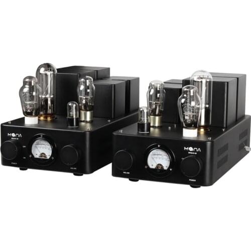 A pair of 300B push 845 single-ended class A tube amplifiers, output power: 30Wx2 output impedance 4Ω 8Ω input impedance 100K