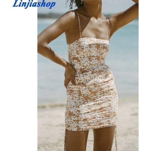 Red Cherry Plaid Dress Women Bow Tie V Neck Short Sleeve A-line Mini Sweet Dress Female Summer Short Vestido