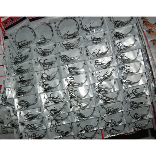 Has Tied Best Anti-bite anti-winding steel wire string hook and PE line tie line fishing hook Iseni hook