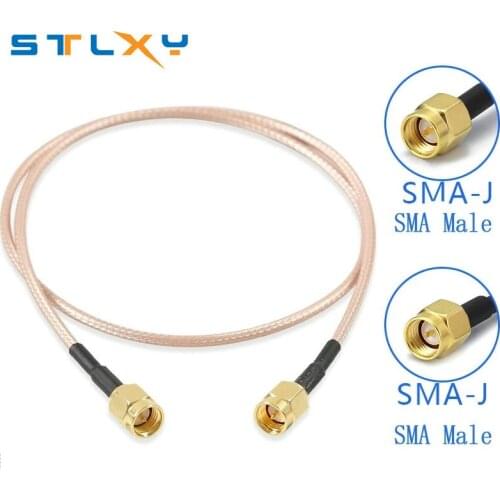 SMA Male To SMA male RG316 cable assembly Jumper Pigtail /10/15/30/50cm/1m SMA plug Crimp FPV RG316 Cable 50ohms