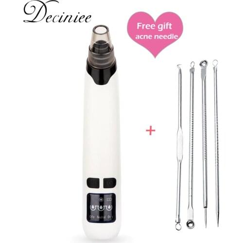 Face Nose Acne Black Dot Pimple Blackhead Remover Electric Blackhead Vacuum Cleaner Blackhead Extractor Tools with Acne Needles