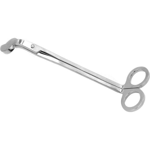 Candle Wick Trimmer Stainless Steel Long Handle Scented Candle Wick Clipper Cutter with Round Head