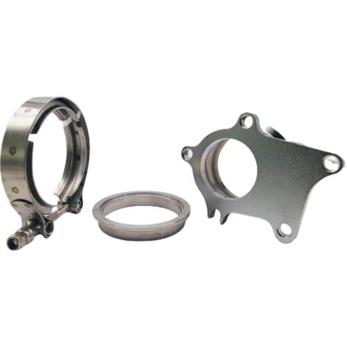 T3 T3/T4 5 Turbo Downpipe Flange to 2.5" V-Band Conversion Adaptor Clamp
