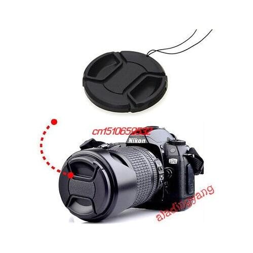 10PCS Universal 43 40.5 37 46 49 52 55 58 62 67 72 77mm Snap-on Front Lens Cap cover for filters, adapters, Lens Lens hood