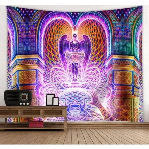 Magic mystery tapestry mysterious hippie tapestry abstract pattern illusion tapestry fantasy magic fractal tapestry