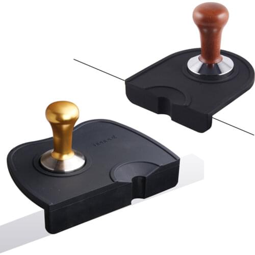 15x21x4.5cm High Quality Espresso Coffee tamper mat Silicon rubber corner mat(no coffee stamper) Slip-Resistant Pad Tool