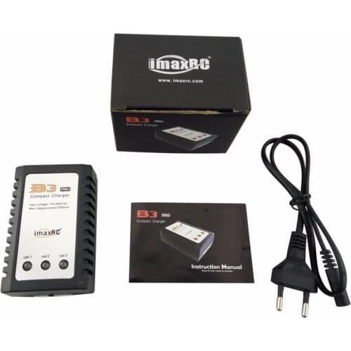 B3 F17 F100 Charger Aircraft Model Car Ship Model UAV 2S/3S Lithium Battery Balance Charger/7.4V/11.1V Water Gun Euro Charger