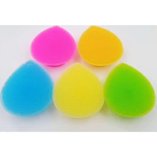 1 Pcs Beauty Tools Silicone Massage Face Deep Cleaning Pore Soft Brush Remover Exfoliator Skin Care Gentle