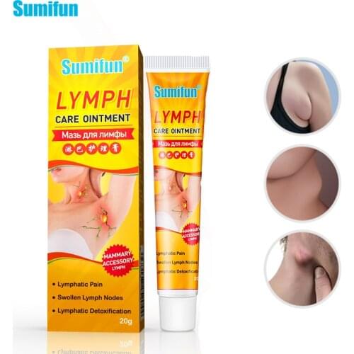 Sumifun New 1Pcs Lymphatic Detox Cream Drainage Oinment Relief Anti-Swelling Neck Patch Breast Lymph Node Plaster Health Care