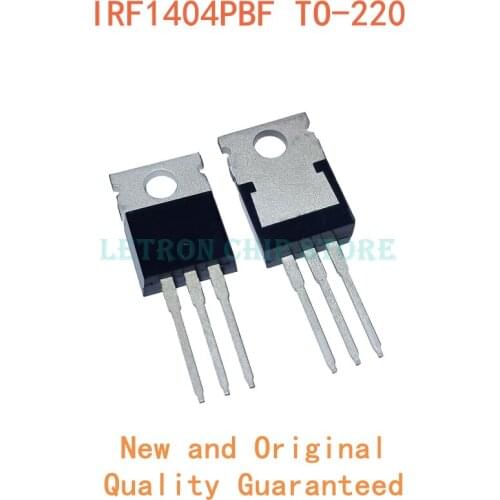 10pcs IRF1404PBF TO-220 IRF1404 F1404 TO220 MOSFET N-CH 40V 202A original and new IC