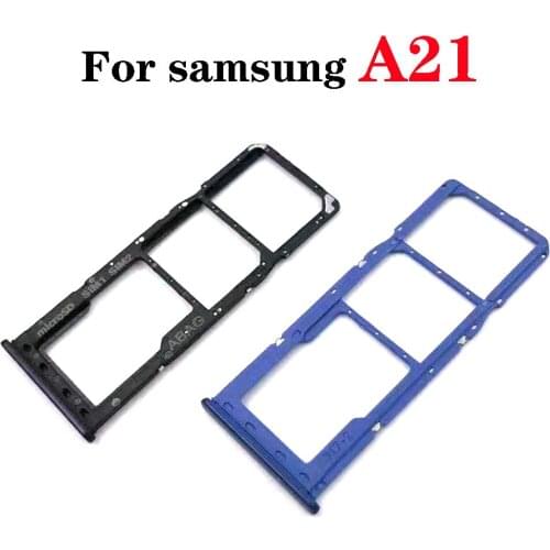 20PCS For Samsung Galaxy A21 A215 Sim Card Slot Tray Holder Sim Card Reader Socket