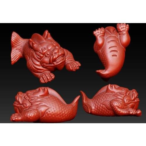 3D model for cnc 3D carved figure sculpture machine in STL file format The Chinese culture,Dragonfish