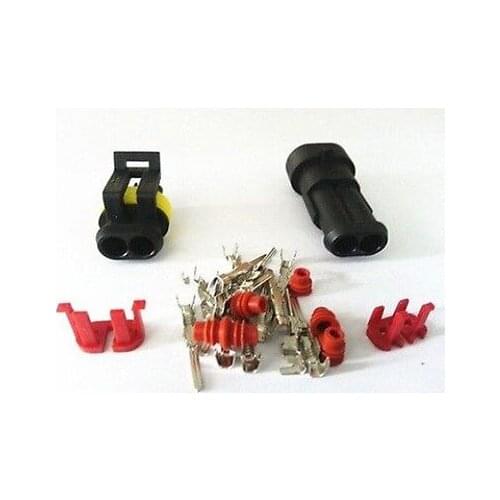 5sets Waterproof 1 Pin Connector Plug Electrical Car Motorcycle HID