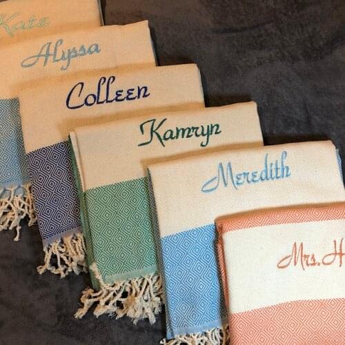 70x40", Personalized Turkish Towel, Beach Towel, Turkish Towel Beach, Personalized Gifts, Bachelorette Towel, Fathers Day Gift