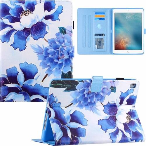 Case For iPad 9.7 2018 2017 Coque PU Leather Cute Painted Tablet Funda For iPad Air 1 2 Pro 9.7 Case For iPad 5 6 6th Generation