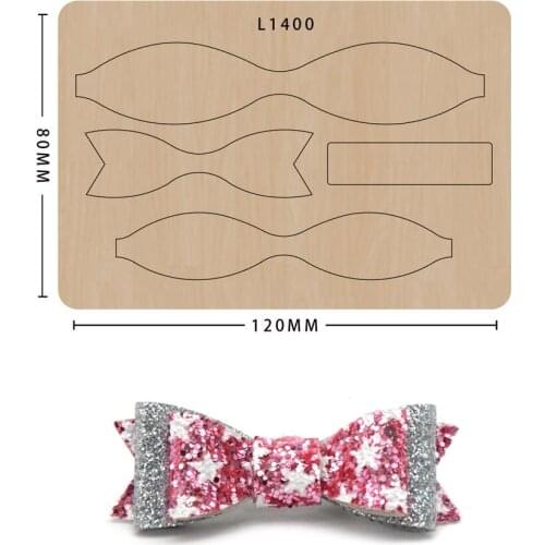 Bow Wooden Cutting Dies Scrapbook Diy Craft Leather Mold Die-cut Crafts Compatible With Most Die-Cut Machines