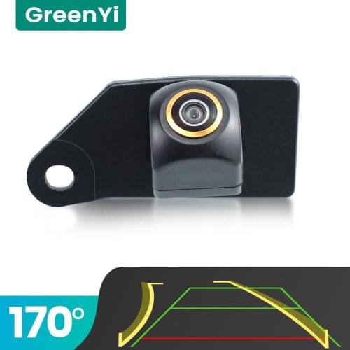 GreenYi Trajectory 170° AHD Car Rear View Camera for Mitsubishi ASX Night Vision Reverse Reversing 4 pin Vehicle