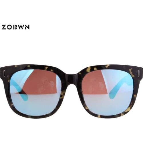 High quality round Sunglasses Men Women Goggles Driving Glasses Sun Glasses UV400 square anti reflection blue moldura de quadros