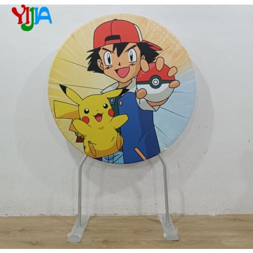 7ft/2m Custom ROUND TENSION FABRIC PHOTO BOOTH BACKDROP for photography Party Event