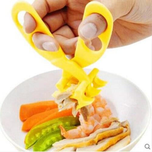 Kitchen Knives Resin Ground Baby Food Scissors Feeding Helper Kitchen Shears Dinnerware