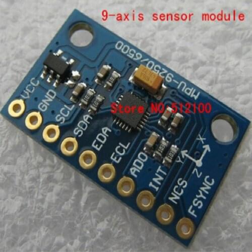 MPU-9250 GY-9250 9-axis sensor module I2C/SPI Communications Thriaxis gyroscope + triaxial accelerometer+triaxial magnetic field