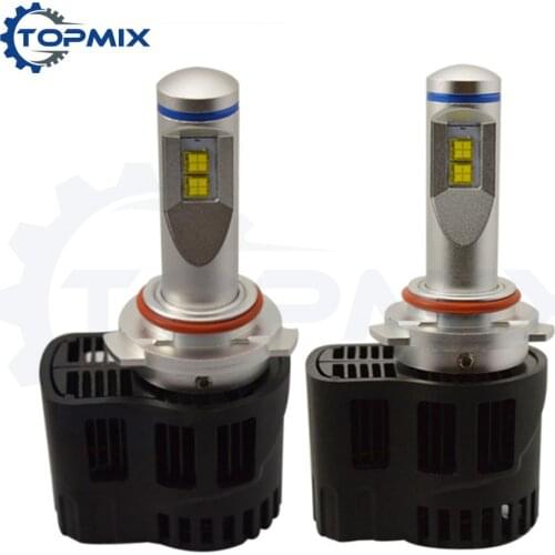 2016 New 110W 10400LM 9012 HIR2 LED Headlight 5000K/6000K P6 MZ 2 Bulbs Car LED Headlamp Auto Fog Lamp Light DC11V-30V