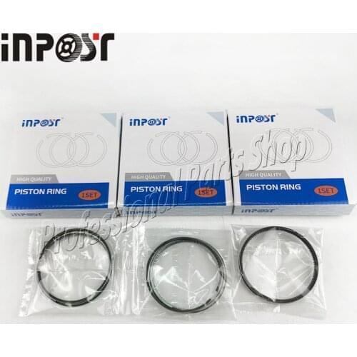 3 set 72mm Piston Ring Set For KUBOTA D905 Engine STD