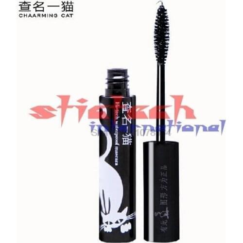 By ems or dhl 100pcs Hot 3D Fiber Eyelash Extension Long Curling Lashes Makeup Waterproof