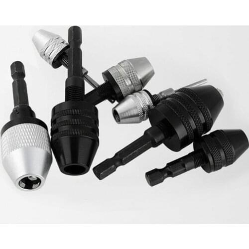 Hex Drill Bit Adapter Chuck Clamp 0.3-8mm Electric Fixture 1/4 ''Hex Shank Drill