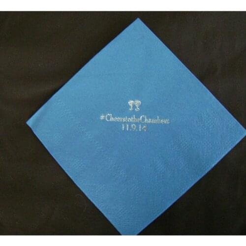 Personalized Napkins Wedding Nanme and Date,Baby Shower Birthday Any Text Dinner Party Printed Cocktail Beverage Luncheon Dinner