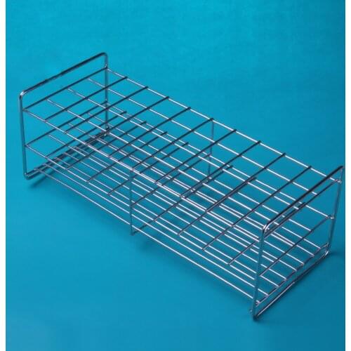 Stainless Steel Test Tube Rack 50 holes x 21mm Diameter