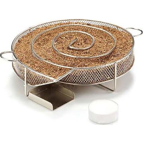 Stainless Steel Grill Grilling Basket Bacon Fish Salmon Meat Smoker Tools Barbecue Net BBQ Accessories Cooking Tools