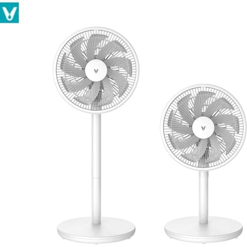 XIAOMI Yunmi Silent Electric Fan Home Desktop Floor Fan Small Vertical Fan Adjustable length 36W 220V VXFS12A-J