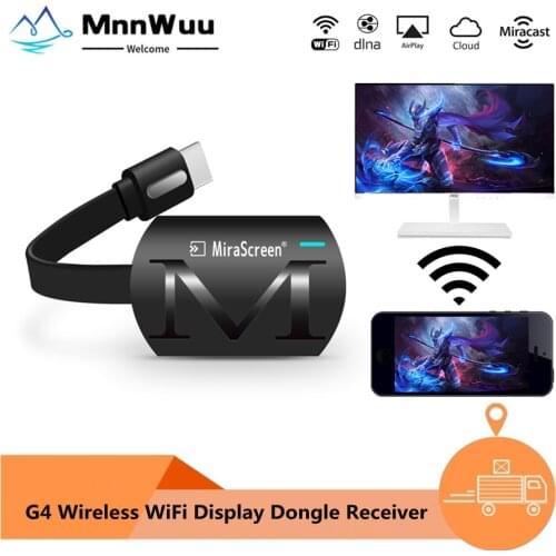 G4 TV stick Wifi Display Receiver DLNA Miracast Airplay Mirror Screen HDMI-compatible Android IOS Mirascreen Dongle