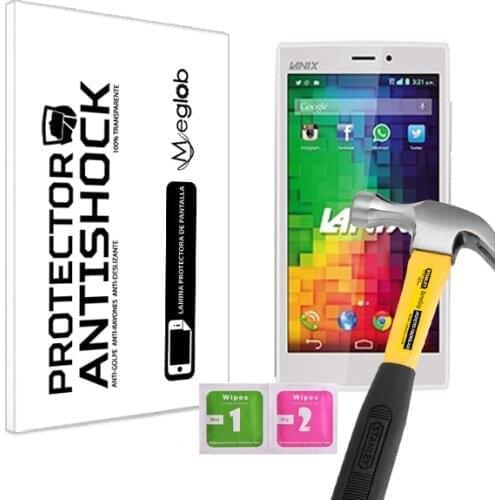 Protector de Pantalla Anti-Shock Anti-Golpe Anti-arañazos Compatible con Lanix Ilium L900