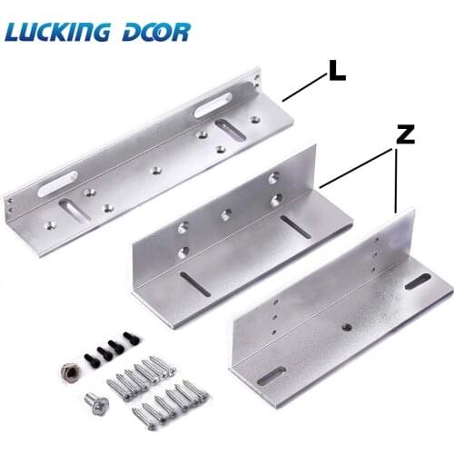 ZL Bracket Support For 180kg 280kg 350kg 500kg Electric Magnetic Door Lock ZL Bracket Holder Magnetic lock Bracket
